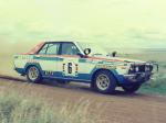 Nissan Violet rally car 1978 года